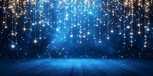 梦幻星空背景闪烁光斑