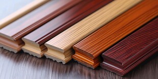 多样实木踢脚线展示