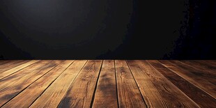 深色背景下的木质地板
