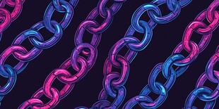炫彩链条图案设计