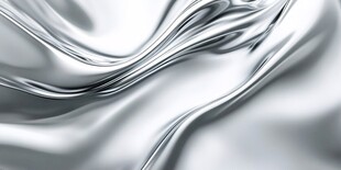 银色流动质感金属纹理背景