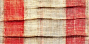 红白条纹复古织物纹理