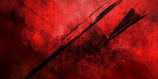 红色抽象笔触艺术背景图