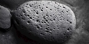 表面多孔的独特石头