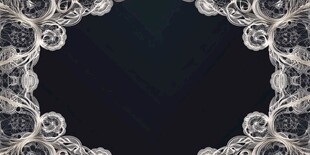 精致银色花纹边框背景