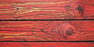 红色木纹木板纹理特写