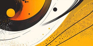 动感抽象几何艺术背景图