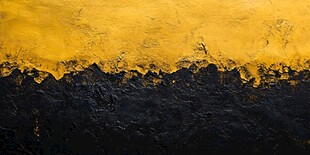 金黄黑碰撞的抽象艺术纹理