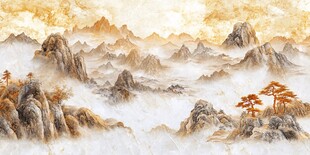 水墨山水意境图