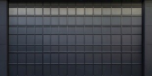 黑色金属质感卷帘门