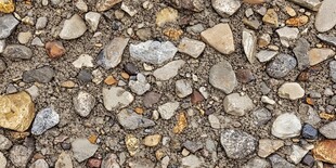 碎石地面纹理特写