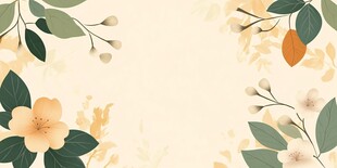 花卉边框背景图