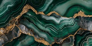 绿金相间玛瑙纹理图案
