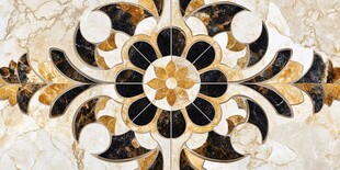 精美大理石拼花瓷砖图案