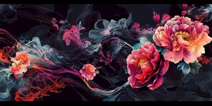 梦幻繁花绘就绚丽画卷