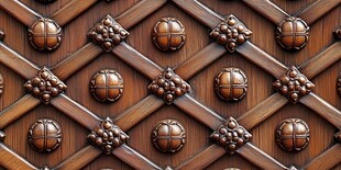 复古雕花木门细节纹理