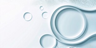 梦幻气泡液体抽象背景图