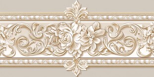 欧式奢华浮雕花纹装饰条