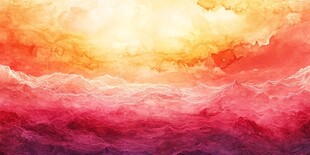 梦幻绚丽的天空海洋景象