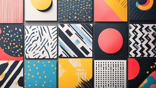 多彩几何图案创意设计集合