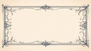 复古精美边框装饰图案