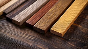 多样实木条展示