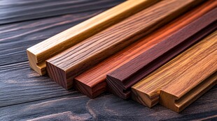 多样实木线条展示