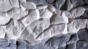 灰白石纹墙面纹理特写