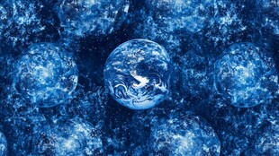 蓝色星球群中的地球奇观