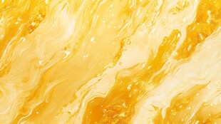 流动的金黄液体纹理