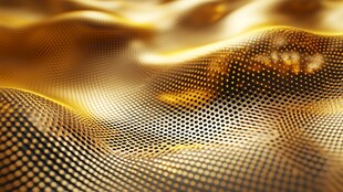 金色动态网格纹理背景图