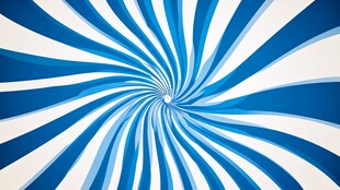 蓝白放射状旋涡抽象背景图