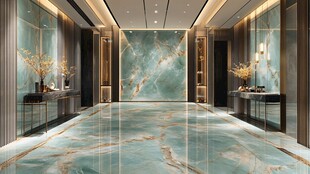 奢华大理石玄关大厅设计