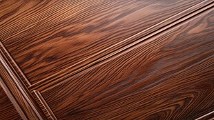 深色木纹地板特写