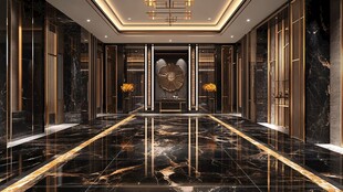 豪华大气的高端大厅空间