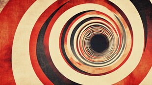 旋转漩涡抽象艺术图案