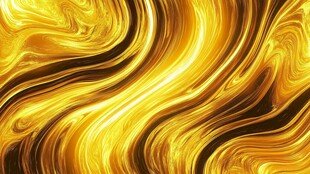 金色流体纹理背景图案
