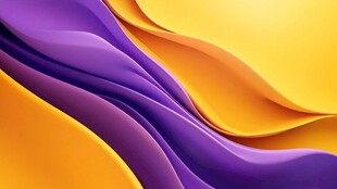 梦幻紫黄渐变流动纹理背景