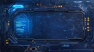 科技感蓝色未来感界面背景