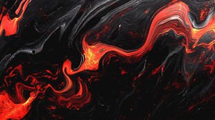 流动的红黑抽象艺术纹理