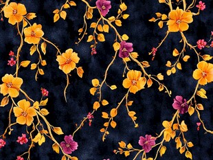 深色背景花卉图案纹理