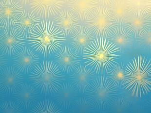 梦幻蓝黄渐变烟花背景图