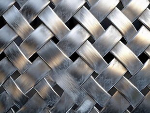 金属编织纹理图案