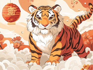 虎年贺岁 萌虎登场