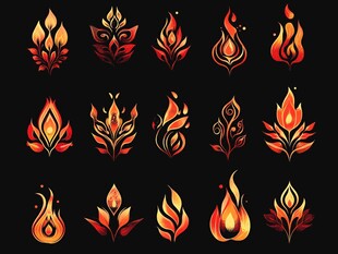 火焰图案集合