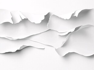撕开的白色纸张纹理效果