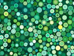 绿色圆形图案背景纹理