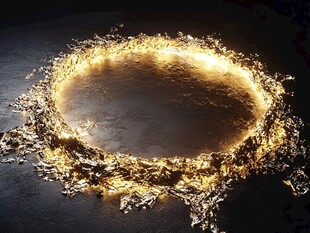 金色光环特效场景图
