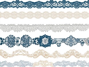 精美蕾丝花边图案集合
