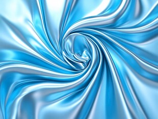蓝色丝绸旋涡纹理背景